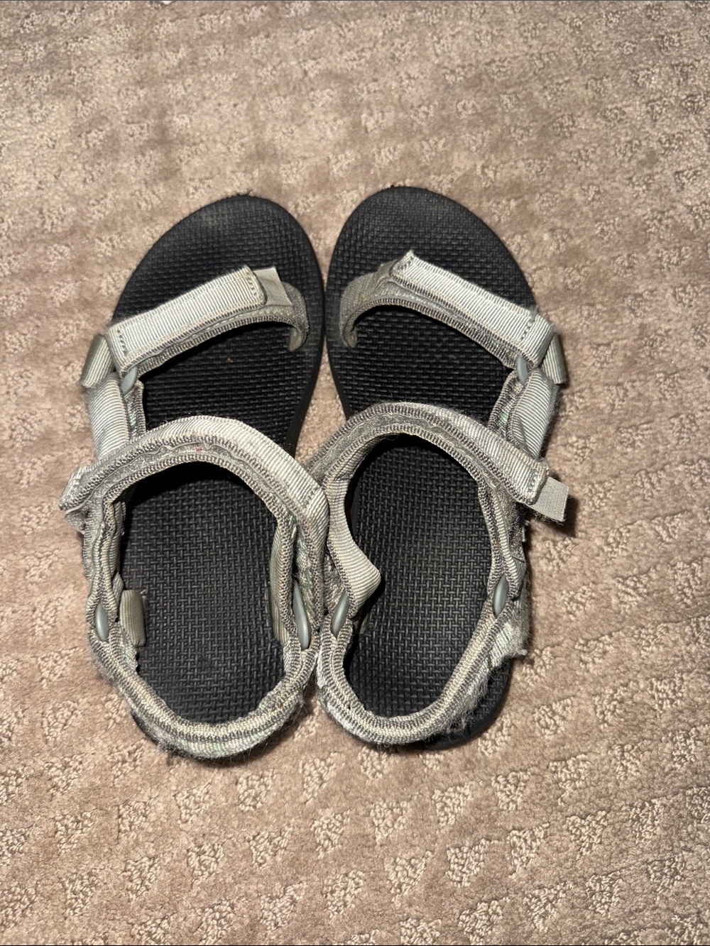Teva Women’s Sport Sandals in Light Gray and Black